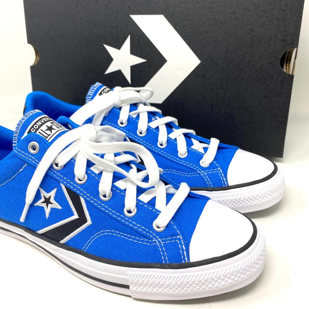 Converse STAR PLAYER Low Canvas Blue Sneakers Men - Picture 8 of 10
